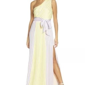 FOXIEDOX elegant formal one-shoulder gown NWT